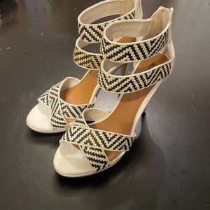 Michael Antonio Black & White Heels